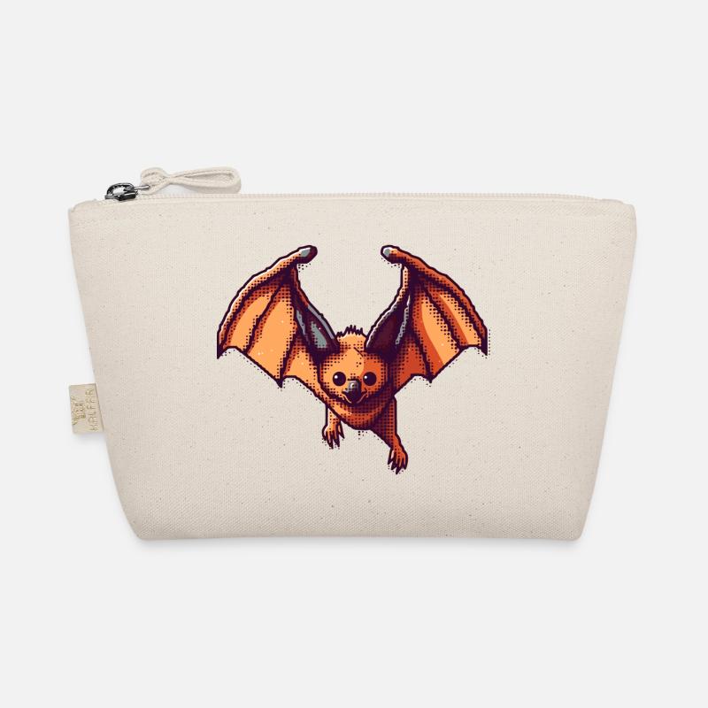 Flying fox comme pixel art rétro et vintage Trousse biologique
