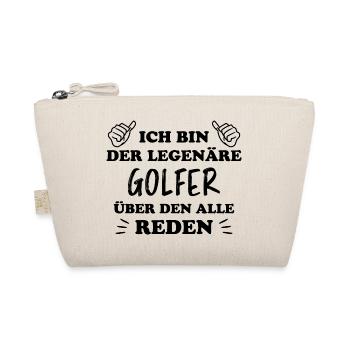Golfer Hobby Golf Lustiger Spruch Golfer Geschenk - Bio-Täschchen - Natur - Vorne