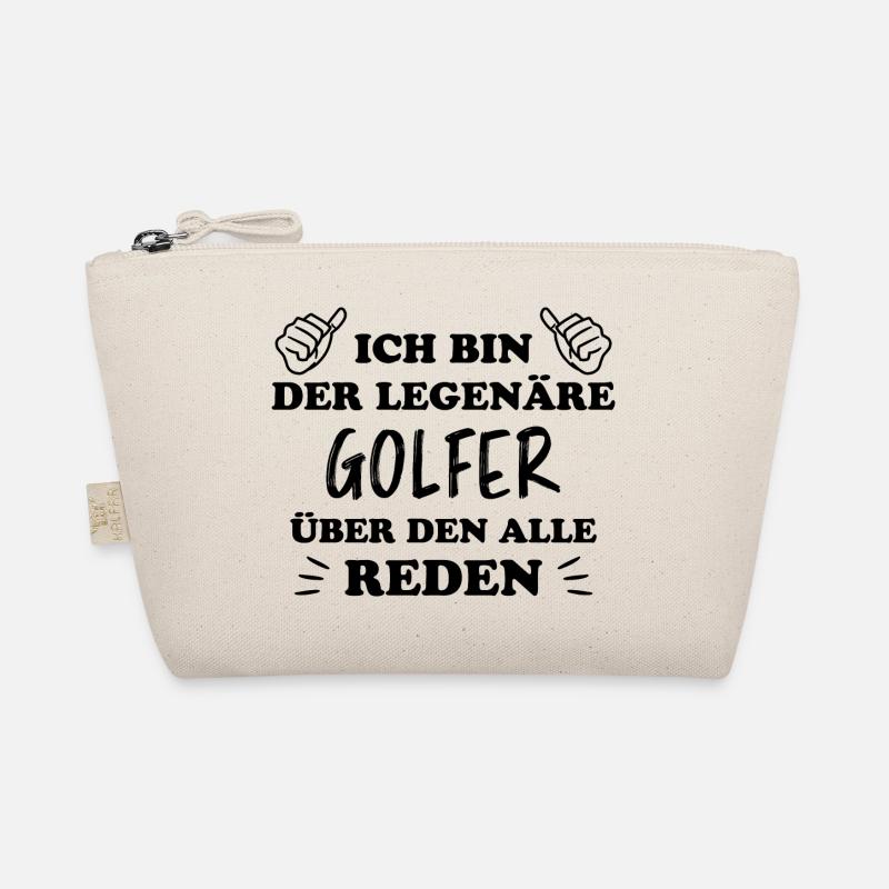 Golfer Hobby Golf Lustiger Spruch Golfer Geschenk - Bio-Täschchen - Natur
