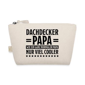 Dachdecker Handwerker Spruch Dachdecker Geschenk - Bio-Täschchen - Natur - Vorne