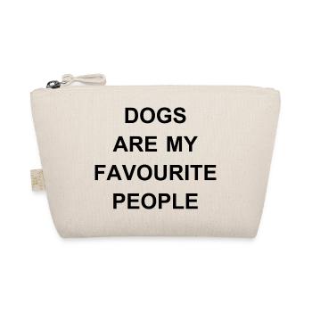 Dog Hund - Organic Pouch - nature - Front