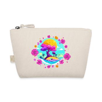 Fleur rose - Trousse biologique - nature - Devant