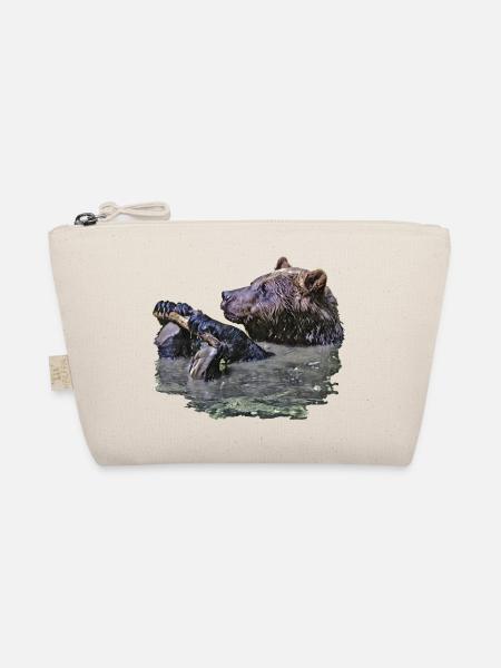 PEDRO baded color - Organic Pouch - nature