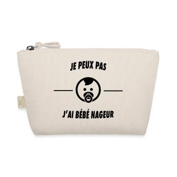 Je peux pas j'ai bébé nageur - Trousse biologique - nature - Devant