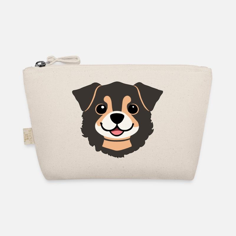 Süßer Hund - Bio-Täschchen - Natur