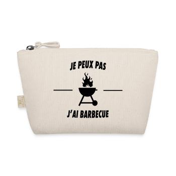Je peux pas j'ai barbecue - Trousse biologique - nature - Devant