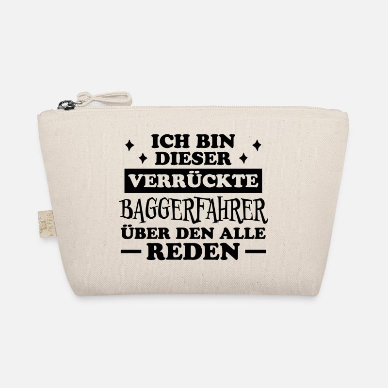 Baggerfahrer Lustiger Spruch Beruf Bagger Geschenk Bio-Täschchen