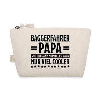 Baggerfahrer Lustiger Spruch Beruf Bagger Geschenk - Bio-Täschchen - Natur - Vorne