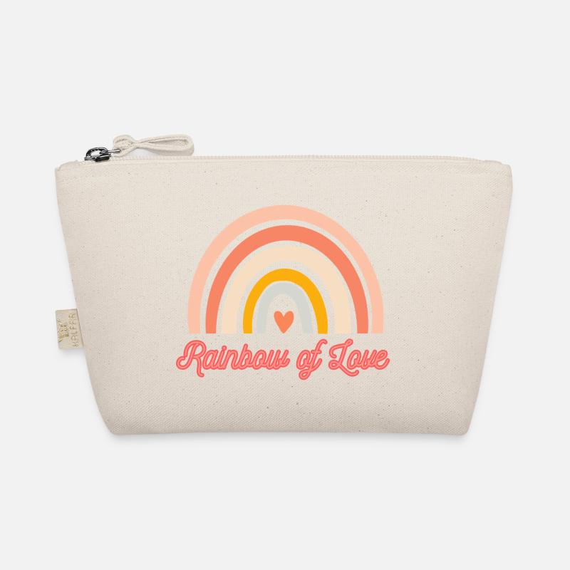 Regenbogen der Liebe Bio-Täschchen