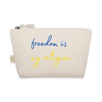 freedom is my religion - Bio-Täschchen - Natur - Vorne