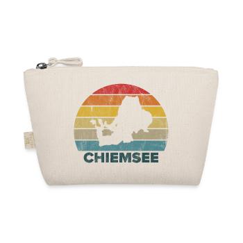 Chiem See Retro Sunset Vintage Urlaub Sommer - Bio-Täschchen - Natur - Vorne