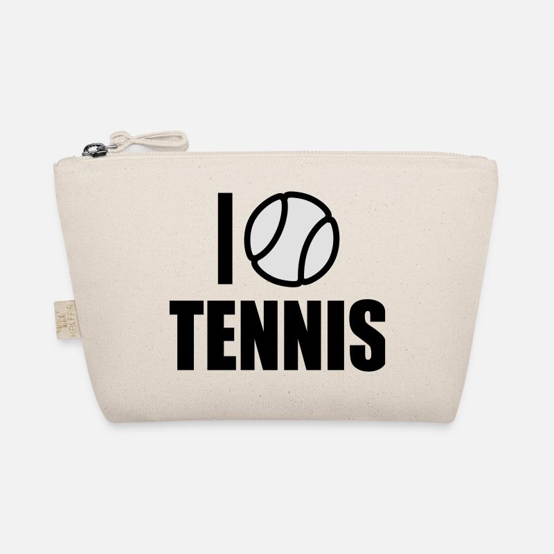 I love Tennis Bio-Täschchen