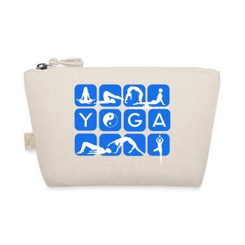 I love yoga chakra om symbol - Bio-Täschchen - Natur - Vorne