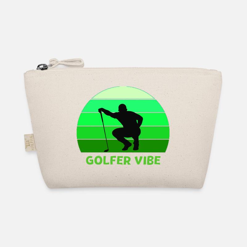 golfen, golfen, golfen, golf spielen Bio-Täschchen