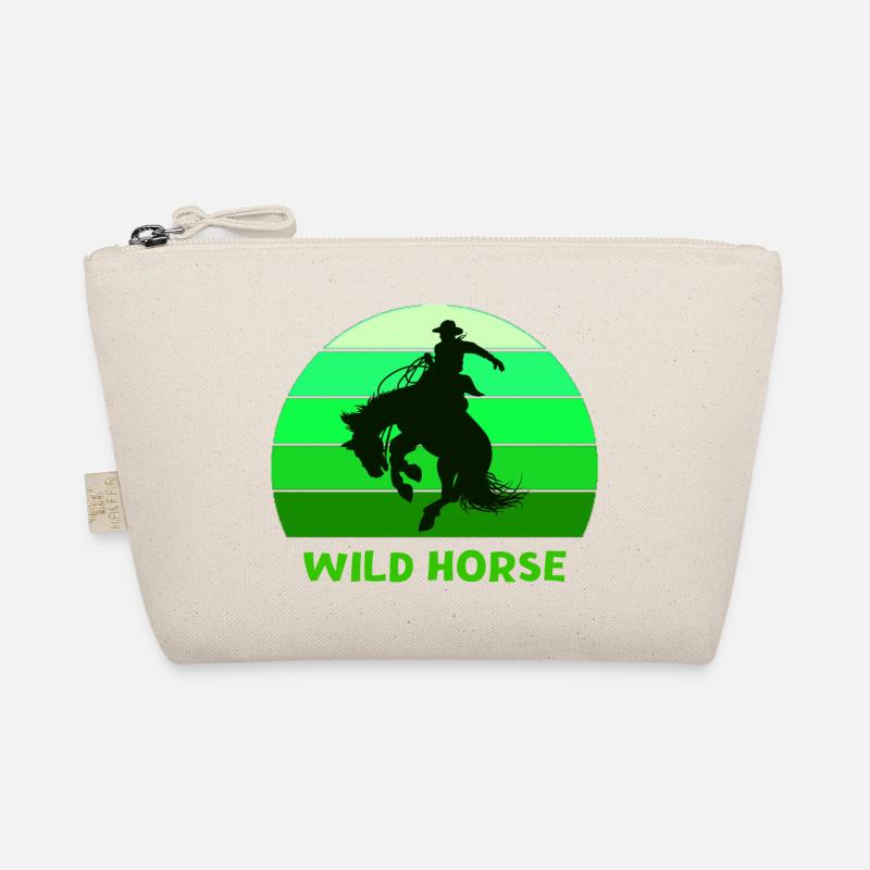 Wildpferd, Far West, Wildnis Bio-Täschchen