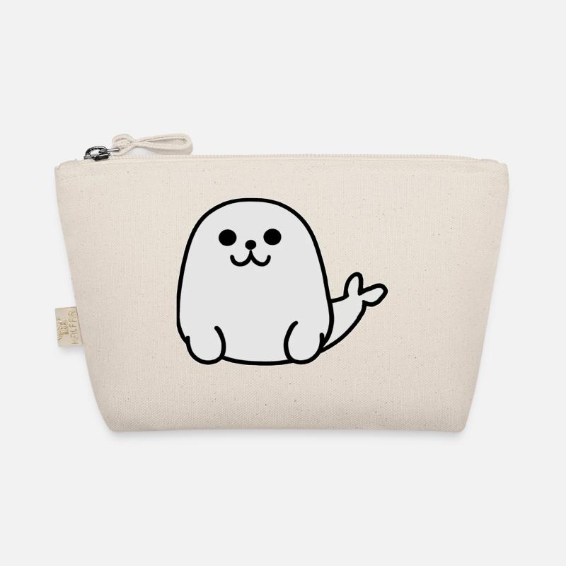 Mignon phoque blanc charmant Trousse biologique