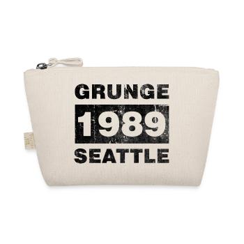 GRUNGE SEATTLE BLACK - Organic Pouch - nature - Front