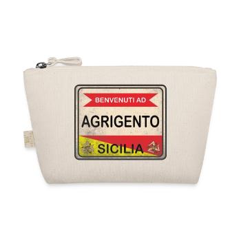 T-shirt Sicile Agrigente signe de bienvenue - Trousse biologique - nature - Devant