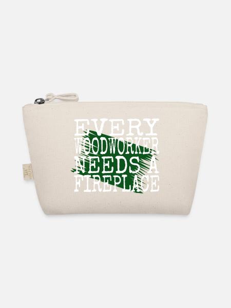 carpenter hoodies and sweatshirts funny quote geek - Bio-Täschchen - Natur - Vorne