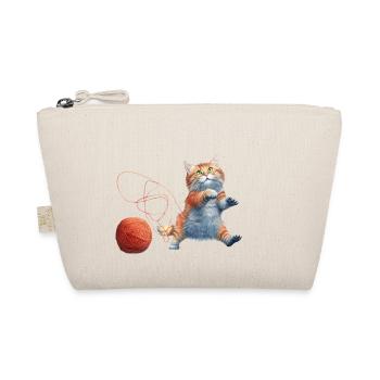Chat avec de la laine - Trousse biologique - nature - Devant