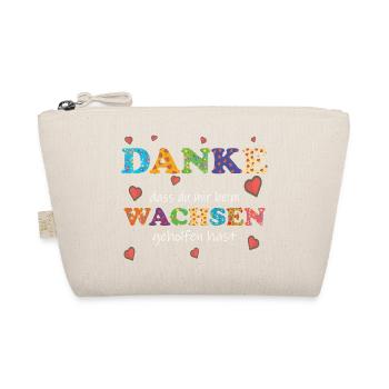 Kita Kindergarten Tagesmutter - Abschied - Danke ! - Bio-Täschchen - Natur - Vorne