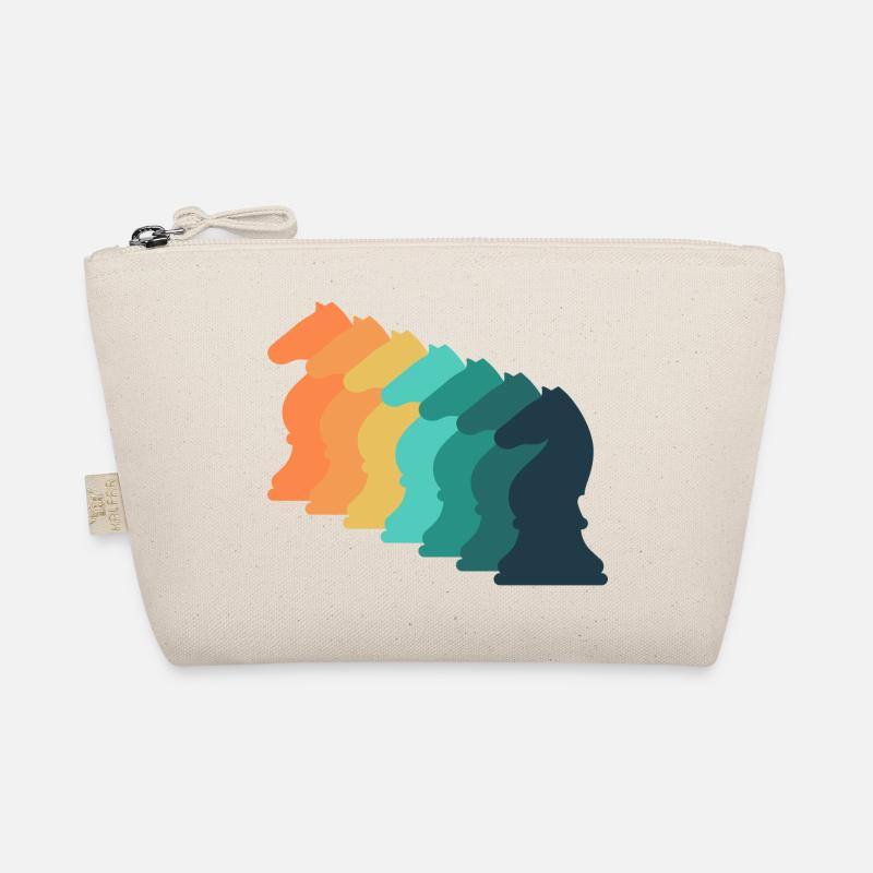 Vintage Game Chess Organic Pouch