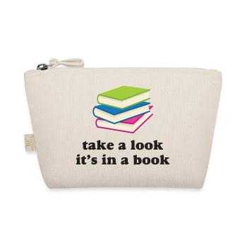 Take A Look, It's in a Book - Organic Pouch - nature - Front