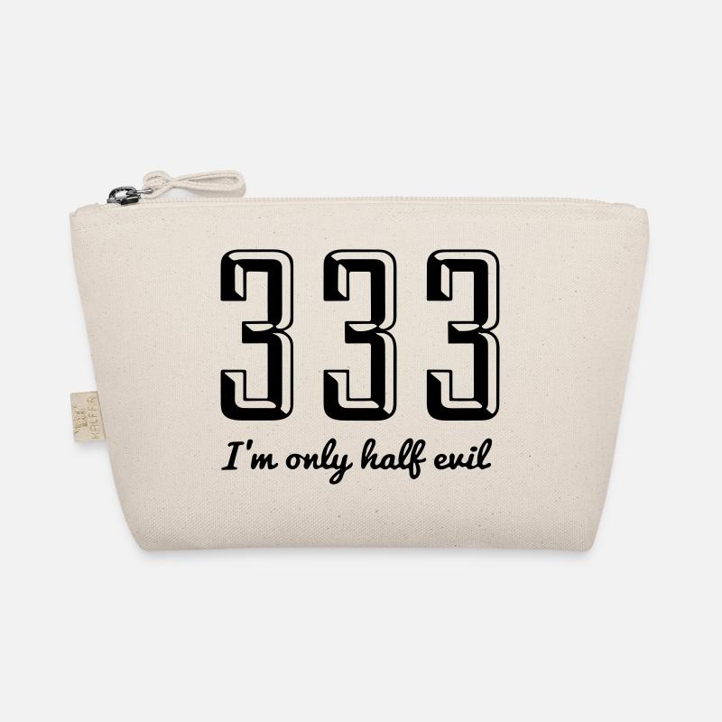 333 I'M ONLY HALF EVIL - FUNNY EVILPEOPLE POISON Organic Pouch
