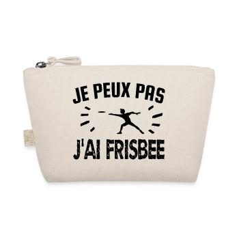 je peux pas j'ai frisbee - Trousse biologique - nature - Devant