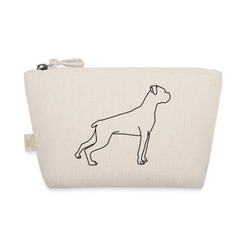 Boxer Lineart 1 - Organic Pouch - nature - Front