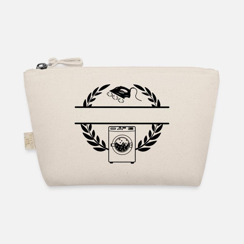 Washing machine in laurel wreath Organic Pouch