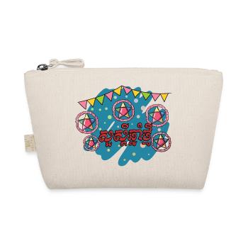 Cambodia Khmer New Year Choul Chnam I Gift - Organic Pouch - nature - Front