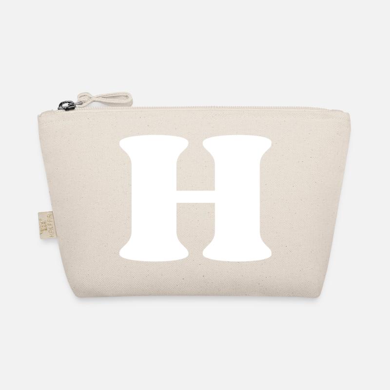 Letter h Organic Pouch