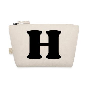 Buchstabe h - Bio-Täschchen - Natur - Vorne