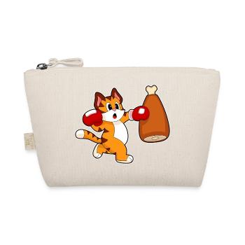 Tiger Boxer Punching Bag Boxing - Organic Pouch - nature - Front