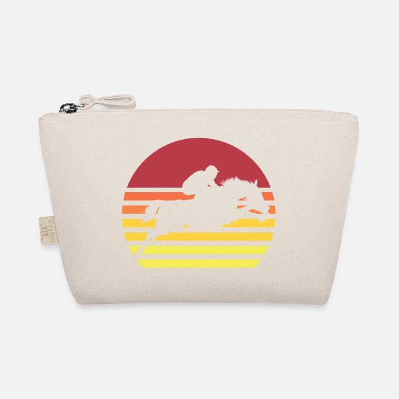 Lustiges Pferde Bild Reitpferd Bio-Täschchen