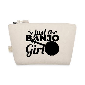 Banjo Spielerin - Bio-Täschchen - Natur - Vorne