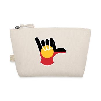 Shaka sign Aboriginal Australia - Organic Pouch - nature - Front