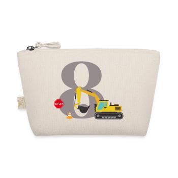 8e anniversaire pelleteuse - Trousse biologique - nature - Devant