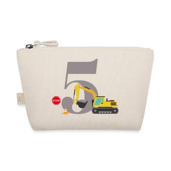 5e anniversaire pelleteuse - Trousse biologique - nature - Devant