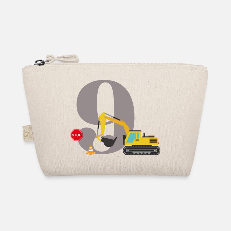 9th anniversary excavator Organic Pouch