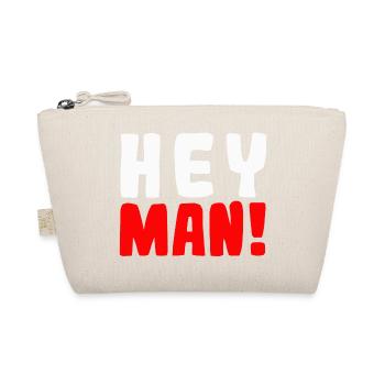 Hey man! - Bio-Täschchen - Natur - Vorne
