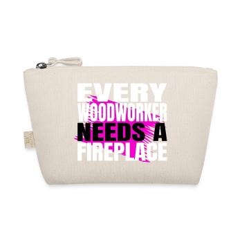 Carpenter Hoodies and Sweatshirts Humor Fun - Organic Pouch - nature - Front