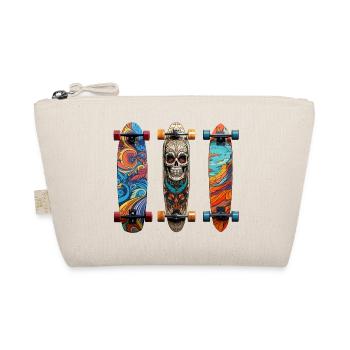 Cool longboard design - Organic Pouch - nature - Front
