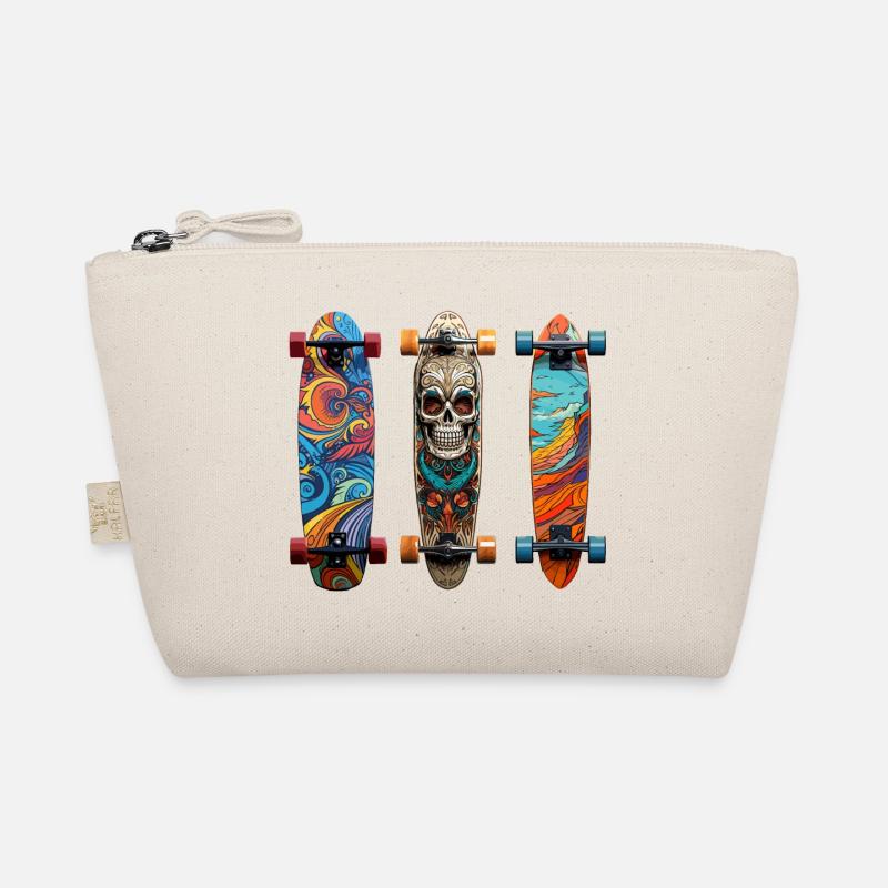 Cooles Longboard Design Bio-Täschchen
