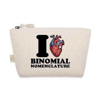 I love binomial nomenclature - Organic Pouch - nature - Front