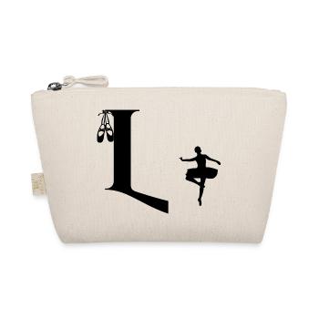 Letter l ballerina - Organic Pouch - nature - Front