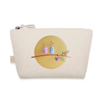 Love Birds - Organic Pouch - nature - Front