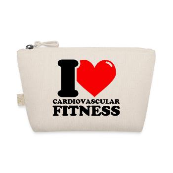 I Love Cardiovascular Fitness - Fitness Weight - Organic Pouch - nature - Front