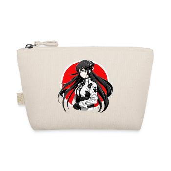 Japanisches Manga Girl - Bio-Täschchen - Natur - Vorne